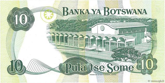 Botswana 10 pula type 1982 | Botswana - The banknote Numizon catalog