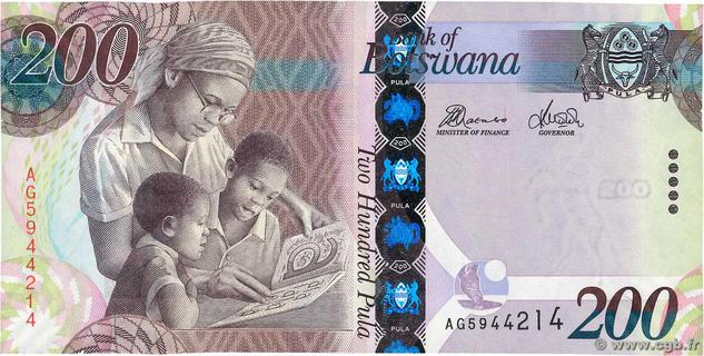 Botswana 200 pula type 2009 | Botswana - The banknote Numizon catalog
