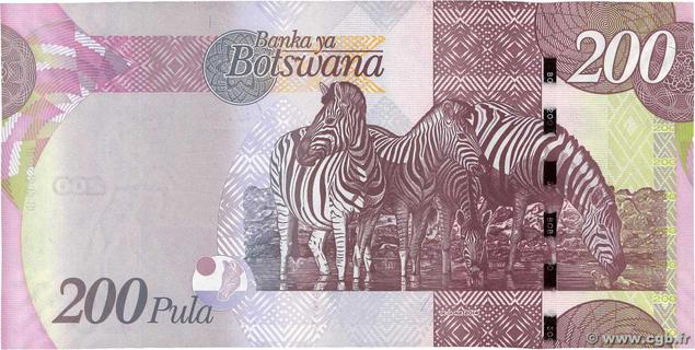 Botswana 200 pula type 2009 | Botswana - The banknote Numizon catalog