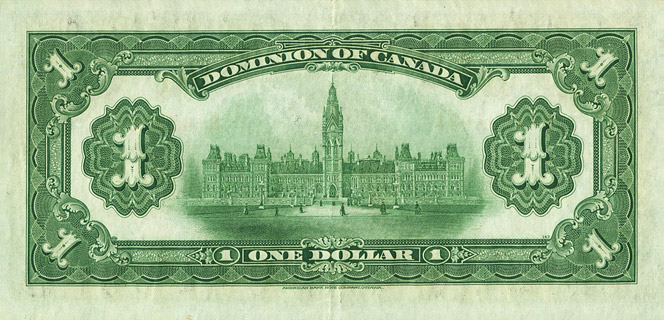 1917年 ONE DOLLAR  1917_1_dollar_large_us_note_12