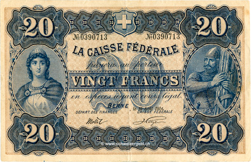 BANKNOTESコレクション 20枚 Banknotes of the Switzerland - The banknote Numizon catalog