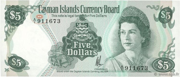 Cayman Islands's banknotes - The banknote Numizon catalog