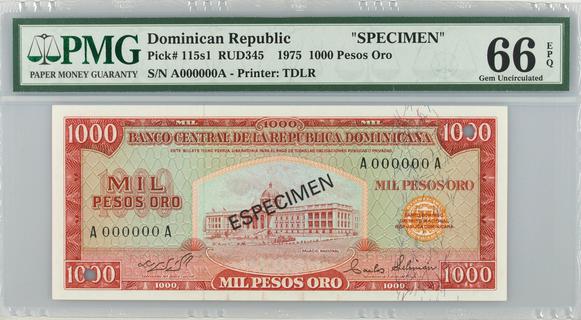 Dominican Republic's banknotes - The banknote Numizon catalog