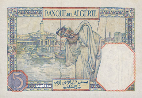 Algeria banknotes - The banknote Numizon catalog