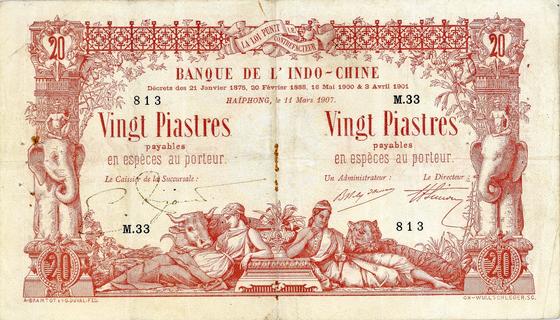 ヌメア 20フラン 紙幣 インドシナ銀行 ヌメア 20フラン 紙幣 インドシナ銀行 美術品・アンティーク・コレクション