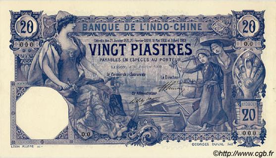 French Indochina's banknotes - The banknote Numizon catalog
