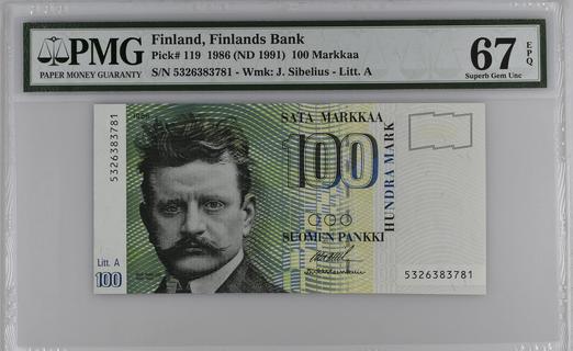 Finland's banknotes - The banknote Numizon catalog