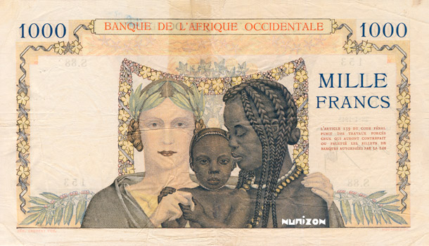 5000 Francs Terre et Mer | Grand choix de billets de collections