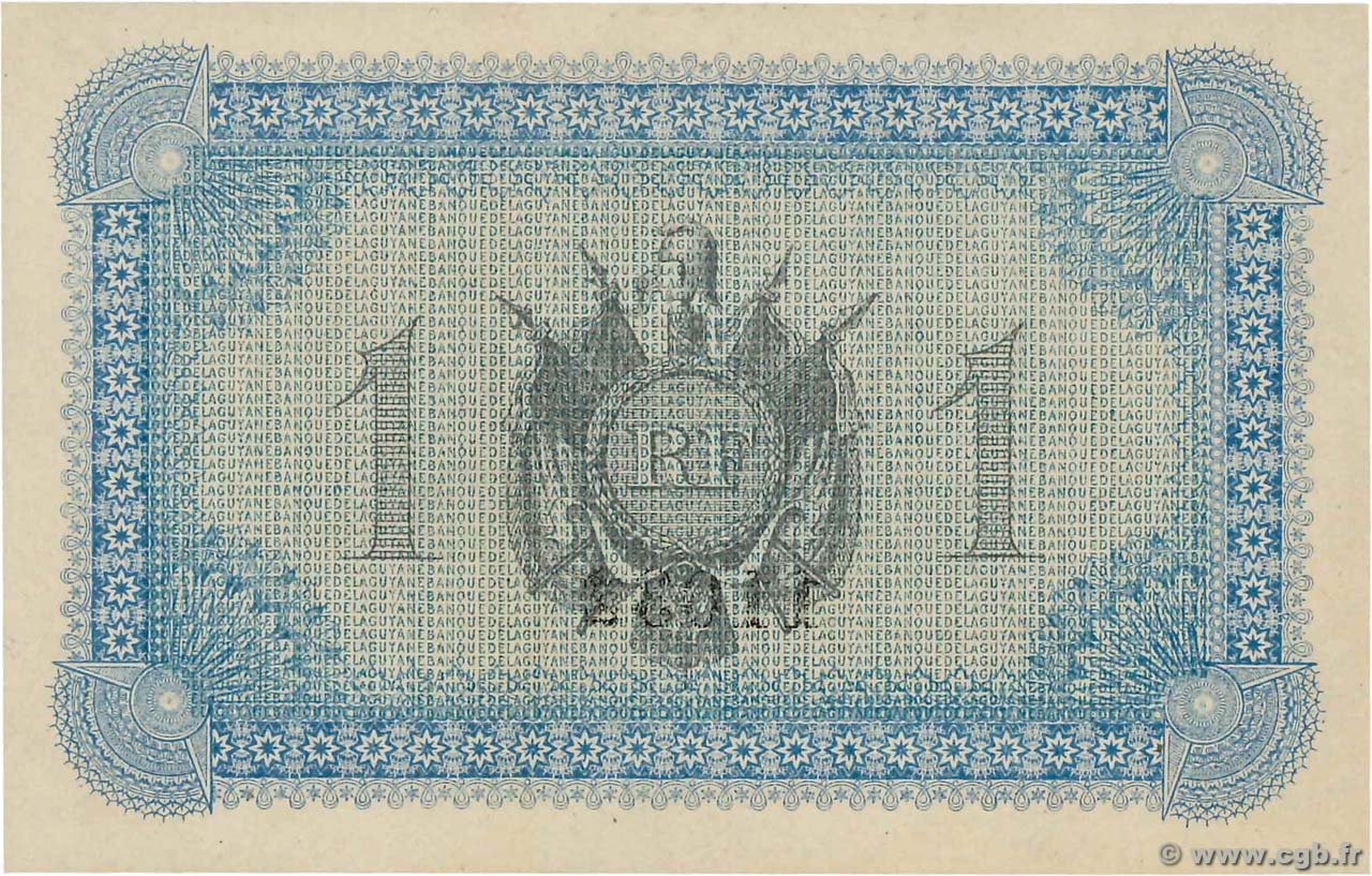 1 franc Type 1917 French Guiana | French Guiana - The banknote