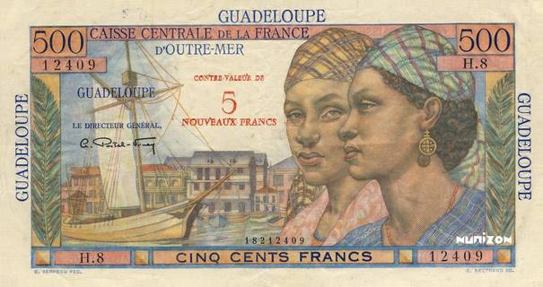 Caisse Centrale de la France d'Outre-Mer Guadeloupe (1960 ...