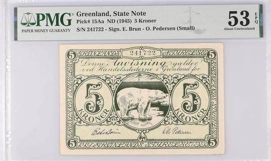Greenland's banknotes - The banknote Numizon catalog