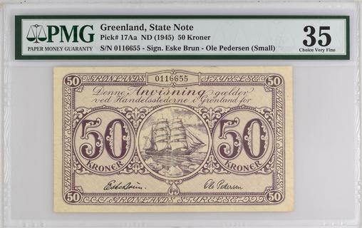 Greenland's banknotes - The banknote Numizon catalog