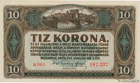 IMPACTO COLECCIONABLES Billets anciens Empire austro-hongrois le billet des 10 langues