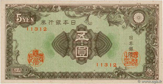 Japan's banknotes - The banknote Numizon catalog