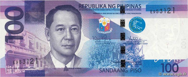 Philippines 100 piso type 2015 | Philippines - The banknote Numizon catalog