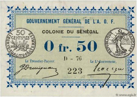 Senegal's banknotes - The banknote Numizon catalog