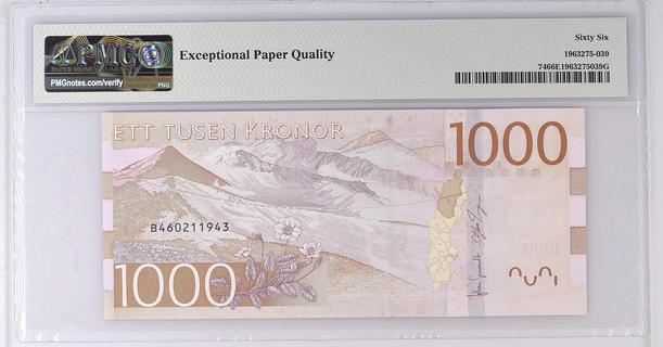 Sweden 1000 Kronor type 2015 | Sweden - The banknote Numizon catalog
