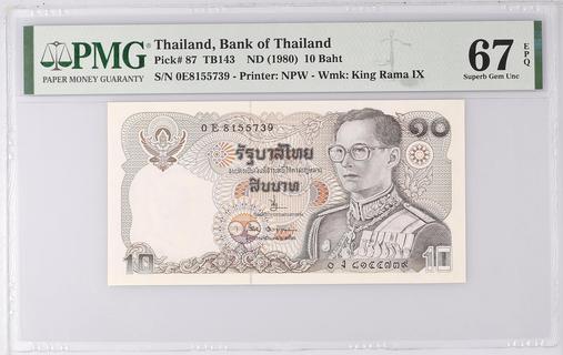 Thailand 10 baht | Thailand - The banknote Numizon catalog