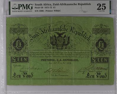South Africa's banknotes - The banknote Numizon catalog