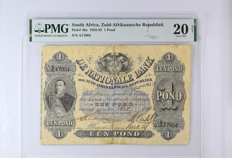 South Africa's banknotes - The banknote Numizon catalog